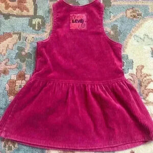 Vintage made in the USA little LEVI’s corduroy 3T toddler girl pink no flaws